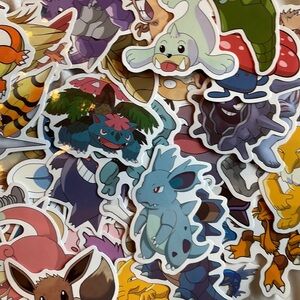 48 Pokémon Stickers